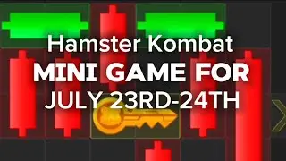 JUNE 23-24th - HAMSTER KOMBAT MINI GAME TUTORIAL - HOW TO PLAY HAMSTER MINI GAME