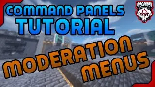 How To Make A Moderation Menu Using Command Panels!