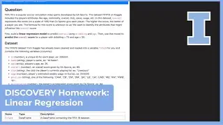 DISCOERY Homework 6.04: Linear Regression on FIFA19 Dataset