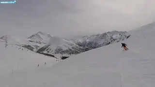 Skiing from Sauze d'Oulx to Sestriere