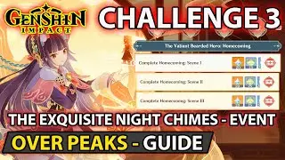 Genshin Impact - Paper Theater - Over Peaks All Challenges Guide  - The Exquisite Night Chimes Event