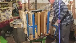 Пресс для сборки корпусов из камыша