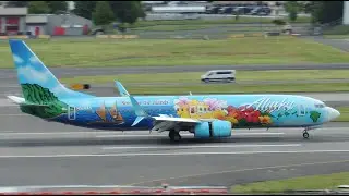 Alaska Airlines Boeing 737-800 Spirit of the Islands [N560AS] landing in PDX