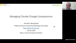 Managing Climate Change Consequences: Leadership & Innovation Webinar Series - Session 6