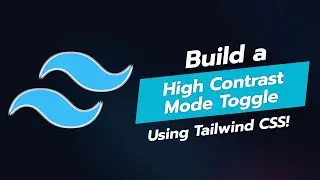 🌙 HIGH CONTRAST MODE TOGGLE IN TAILWIND CSS | EASY UI COMPONENT!