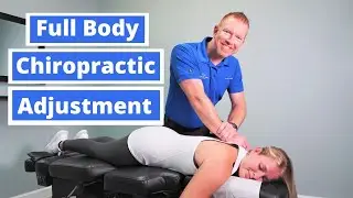 Pinched Nerve in Neck Relief with Full Body Chiropractic Adjustment | Chiropractor Exam & Adjustment