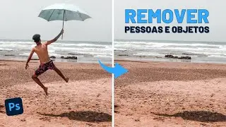 Como Remover Pessoas e Ojetos de uma foto com Inteligência Artifical do photoshop