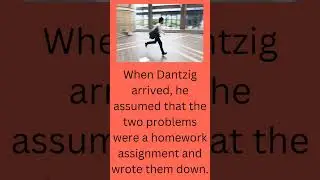 Solved two famous unsolved problems which gave him his Ph.D in Statistics 