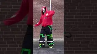Headhunterz - Rock Civilization (Hardstyle Shuffle) #shorts  #shuffledance