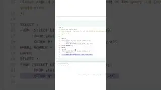 SQL - Practice #shorts #data #sql