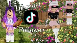 Drawing my TIk Tok follower Roblox avatar || art