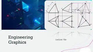 Projection of Solids| Solved Question| Engineering Graphics - Lecture 16e