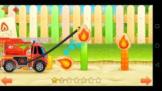 игра пожарная машинка автолестница