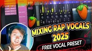 How To Mix Rap Vocals in FL Studio Stock Plugins 2025 (FREE VOCAL PRESET)