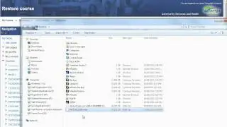 Moodle Backup process