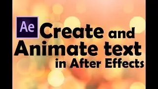 Animate text in After Effects CC