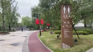 📢Daily life in Nanchong, Sichuan, China, afternoon walk in Beihu Park🚶 | 4K China  中国四川南充城市生活日常