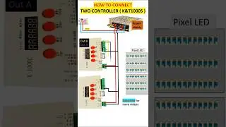 How to connect two t1000s controller ।। two 