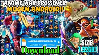 BEST‼️ ANIME CROSSOVER MUGEN FULL CHARACTERS ANDROID OFFLINE 2024