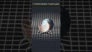 СУПЕРПОЗИЦИЯ ГРАВИТАЦИИ - квантовая механика гравитации   #космос #факты #новости #новое #shorts