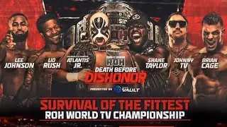 DBD 24 ROH TV Title: Atlantis Jr (c) v Lee Johnson V Lio rush V Shane Taylor v johnny  v Brian Cage