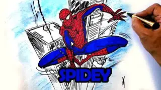 VAMOS DESENHAR - DESENHANDO O SPIDEY 