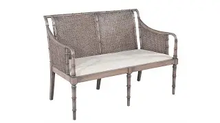 LR-3491 Modern Cane Bench