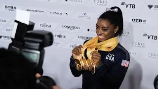 Simone Biles (USA) and all of her Gold Medals - 2019 Worlds Stuttgart