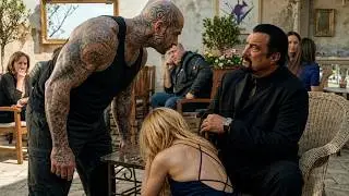 Gangsters tried to ATTACK a woman in front of Steven Seagal, he'll break your bones...