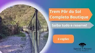 Passeio de Trem Pôr do Sol Completo Boutique: 6 opções diferentes