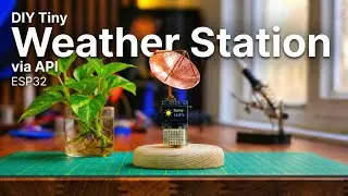 I Built This Tiny ESP32 Weather Station Using Real-Time API Data! 🌤️