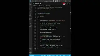 Tokenizing a string using stringstream in C++