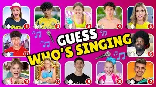 Who's performing this song?🎤🎙️🎶 YouTubers Song Quiz Challenge