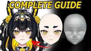 How To Model 3D Anime Heads Using Front Reference - Blender Guide