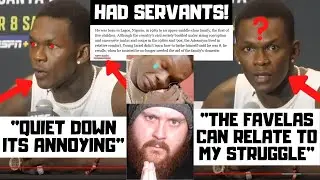 Adesanya ANNOYED At UFC Staff! Clout Chases Poverty? Quotes Eminem? Obnoxious UFC 287 Interview