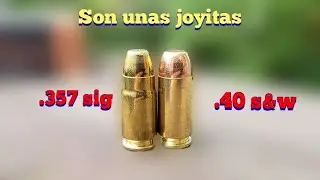 Los calibres .357 sig y el .40 s&w