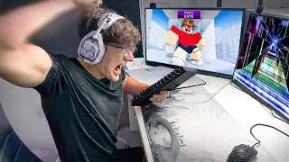 I 1v1'd YouTuber Until He BROKE HIS SETUP!!