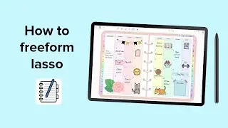 How to freeform lasso | Penly app tutorial