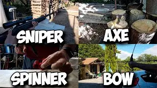 1000 MPH Fidget Spinner, Sniper Rifle, Bow & Axe VS Phone
