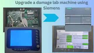 TIA portal: How to upgrade a Lab Mixing machine controller with siemens CPU1212C?