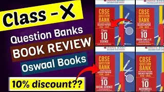 Class 10 Oswaal Question Banks Review |Maths, Science, English, Social Science Question Banks review