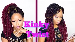 How To Afro Twist Fast And Easy | Using Model Model Cuban Twist Hair