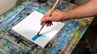 Abstract Intuition Painting Demo (With PAINT MARKERS!)