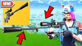 New SUPPRESSED SNIPER RIFLE in Fortnite.. (Silent Sniper Rifle)