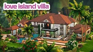 Love Island Inspired Villa ❤️‍🔥 | The Sims 4 Speed Build