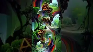 Synaptic Symmetry: A.I.-Driven Trippy Visuals Unraveling the Wonders of Geometric Geometry