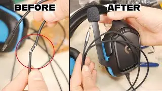 How to Replace Cable Logitech G432 Headphones