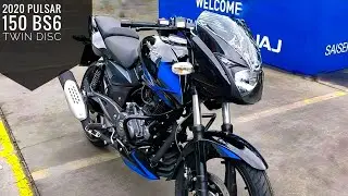 2020 PULSAR 150 TWIN DISC BS6 First Ride Review| Price | Mileage | Top Speed | Exhaust