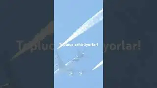 bakınız zehiri uçağın neresinden saçıyorlar!
