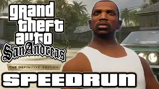 GTA San Andreas Definitive Edition Speedrun on PC - Full Game